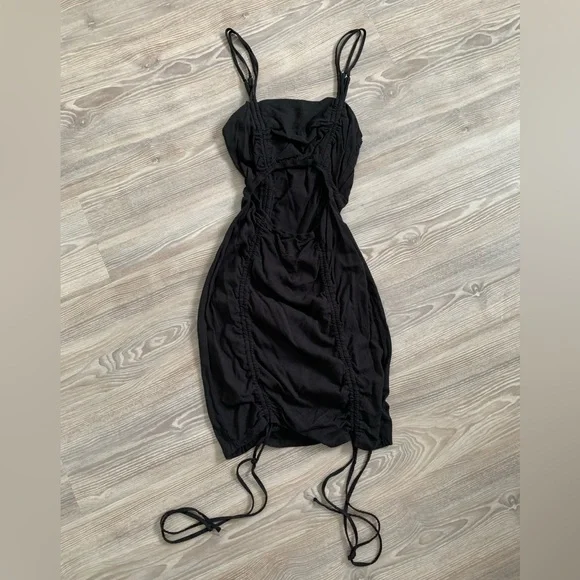 strapless open back dress Cassiopeia Open Back Maxi Dress Butter